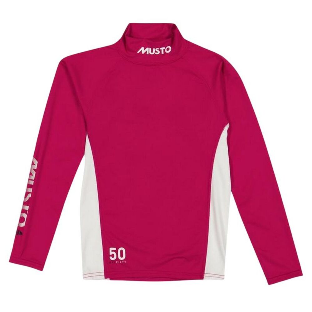 Musto Childrens/Kids Champ Sunblock Gym Rash Top / Pink
